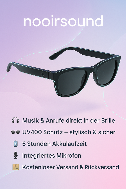 Nooir One – Smart Audio Brille mit Bluetooth